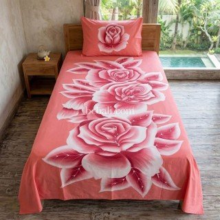 Rayon Bedsheet Hand Painted Single Size 